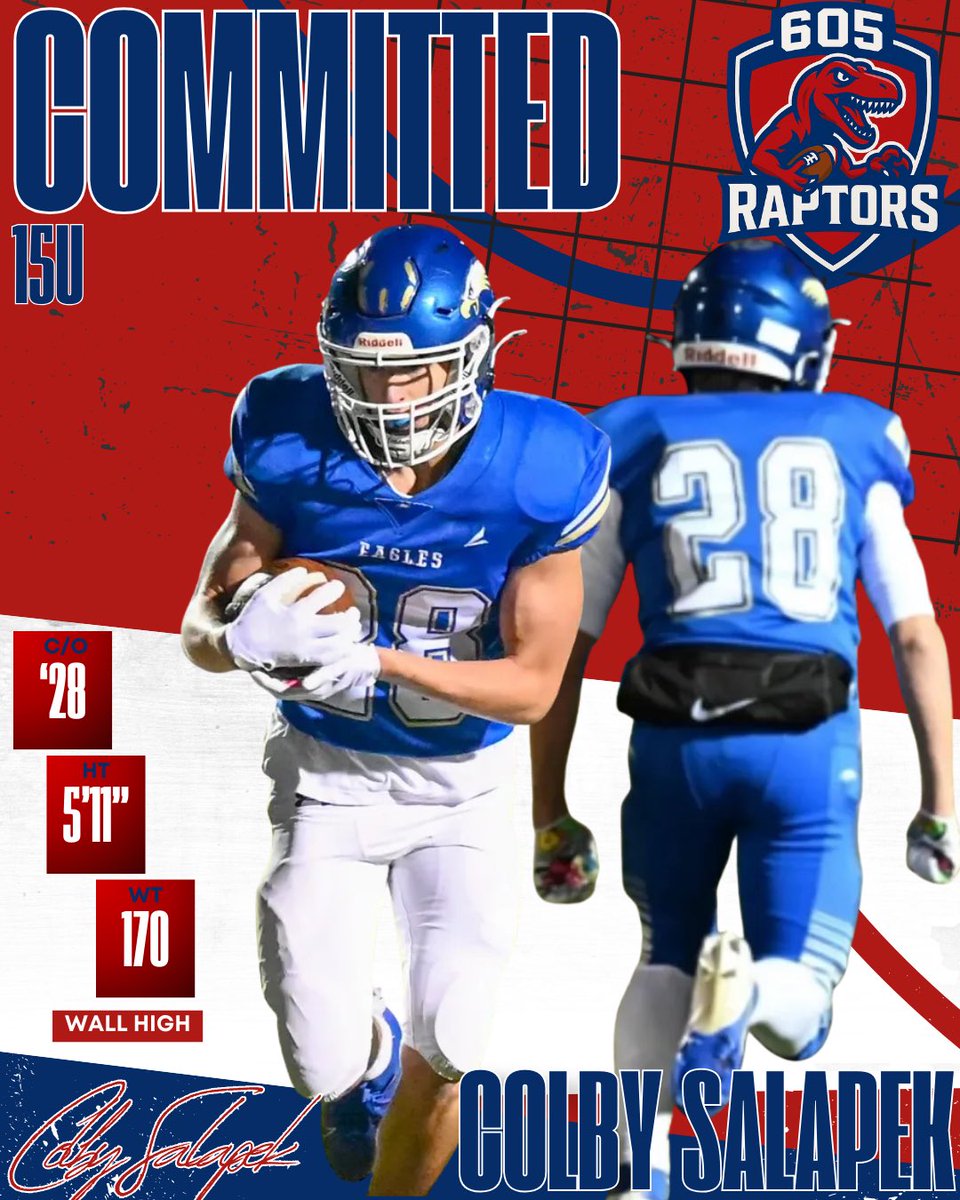 605 Raptors Football tweet media
