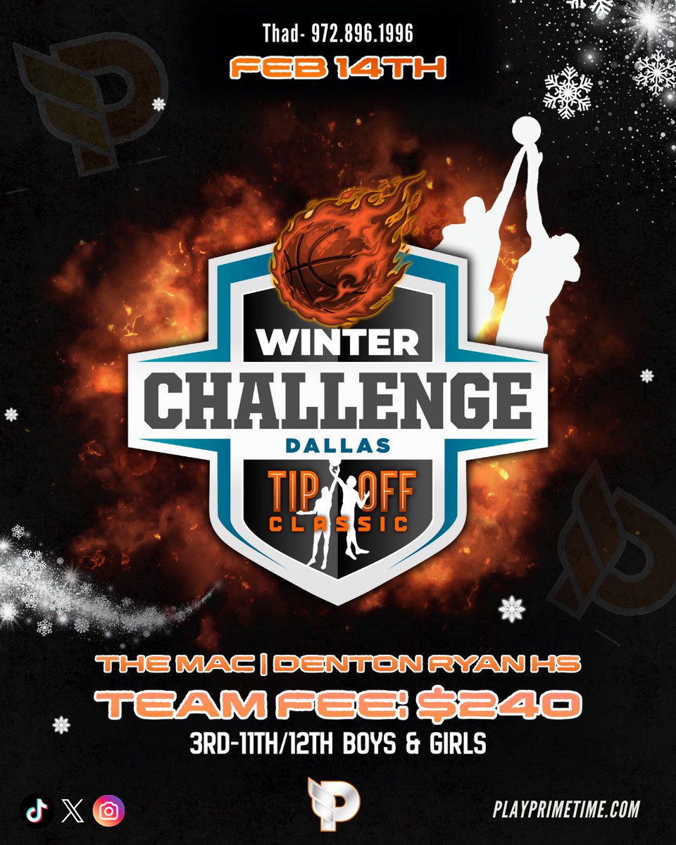 iplayprimetime's tweet image. Tip Off Classic | Dallas, TX🙌 | Jan 24th 

#bball #hoops #basketball #txbasketball