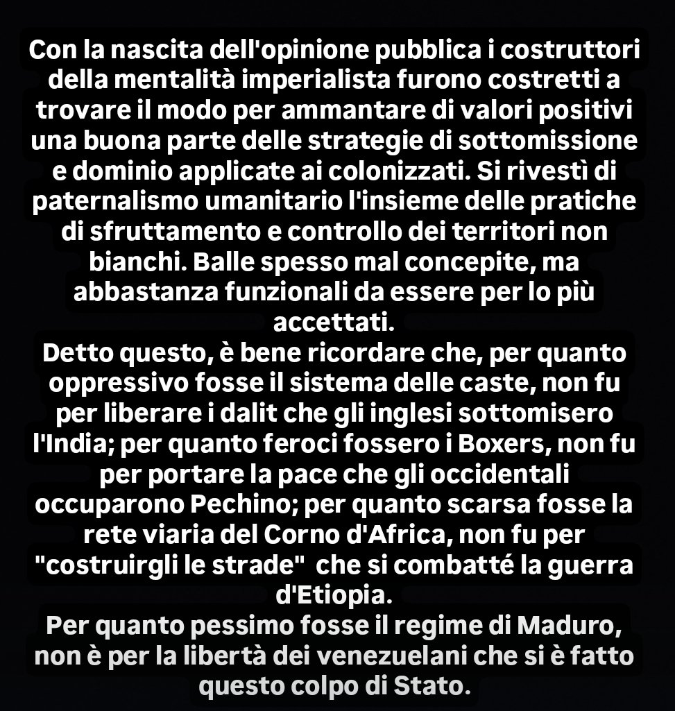FrancescoFili15's tweet image. Mentalità #coloniale
#maduro #venezuela