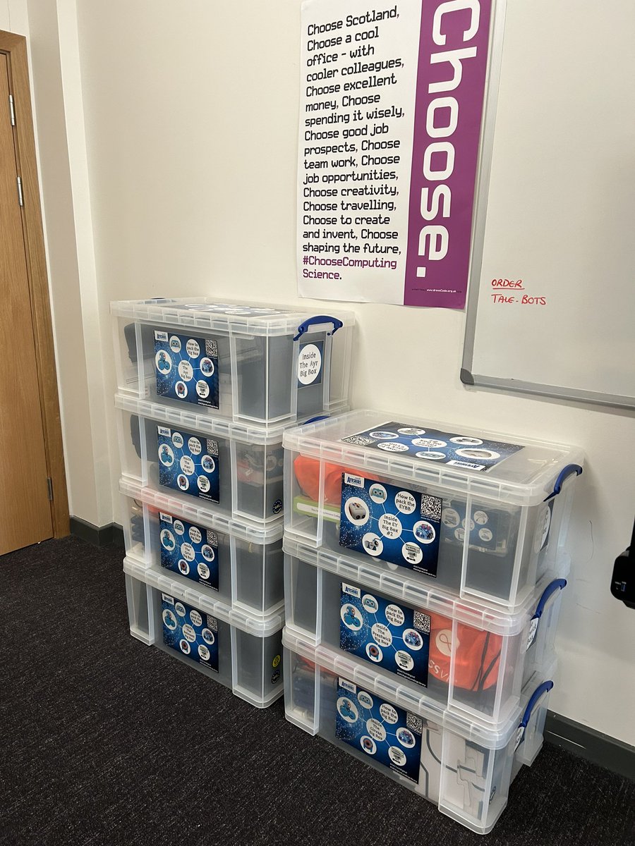 AJOBPickard's tweet image. Busy day checking, sorting, and testing our fleet of #Codeapillars from @SACTechDigital #DigitalLendingLibrary 

Love these codeable caterpillars, such a great next step from #Unplugged activities to learn about coding, sequences, algorithms &amp;amp; loops @stacshq