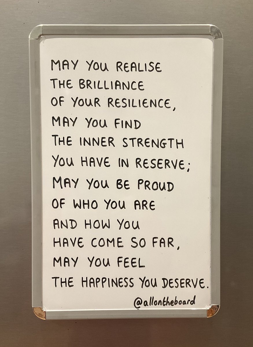 May you be proud of who you are and how you have come so far.