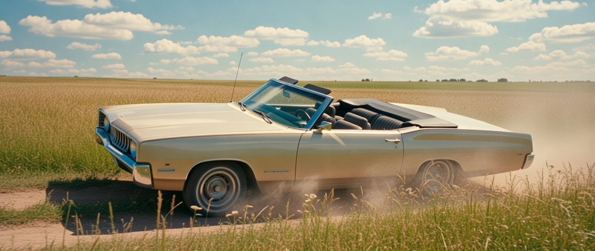 Original, vs what the AI turned it into.
Not sure why it turned it into a convertible.
Got the front grille right, but the previous one had the top up.