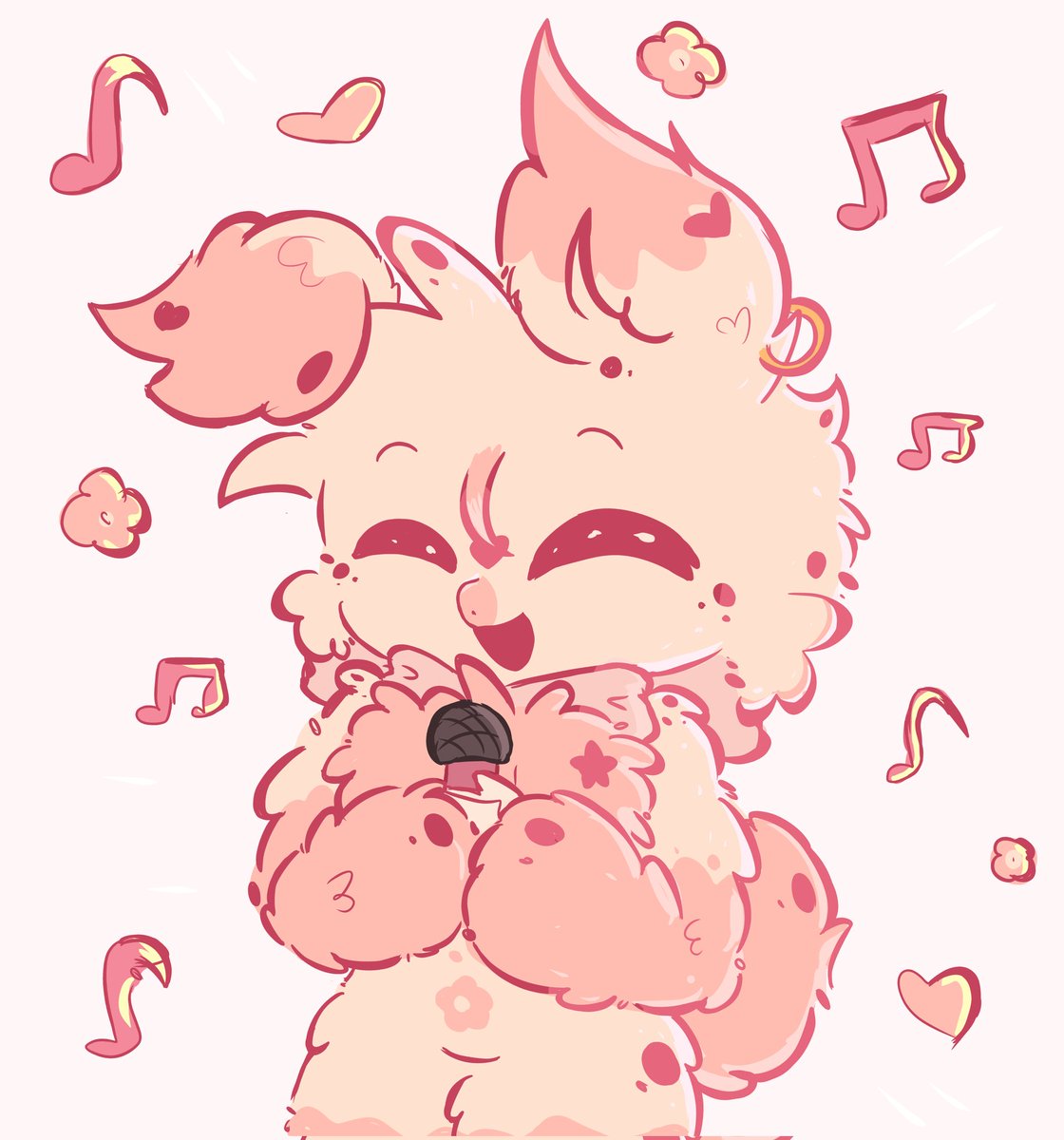 ☁️Llamita cantando!🌸

Ama cantar y tiene una voz hermosa >w<💖✨

#SmilingCritters #SmilingCrittersOC #SmilingCrittersFanart
