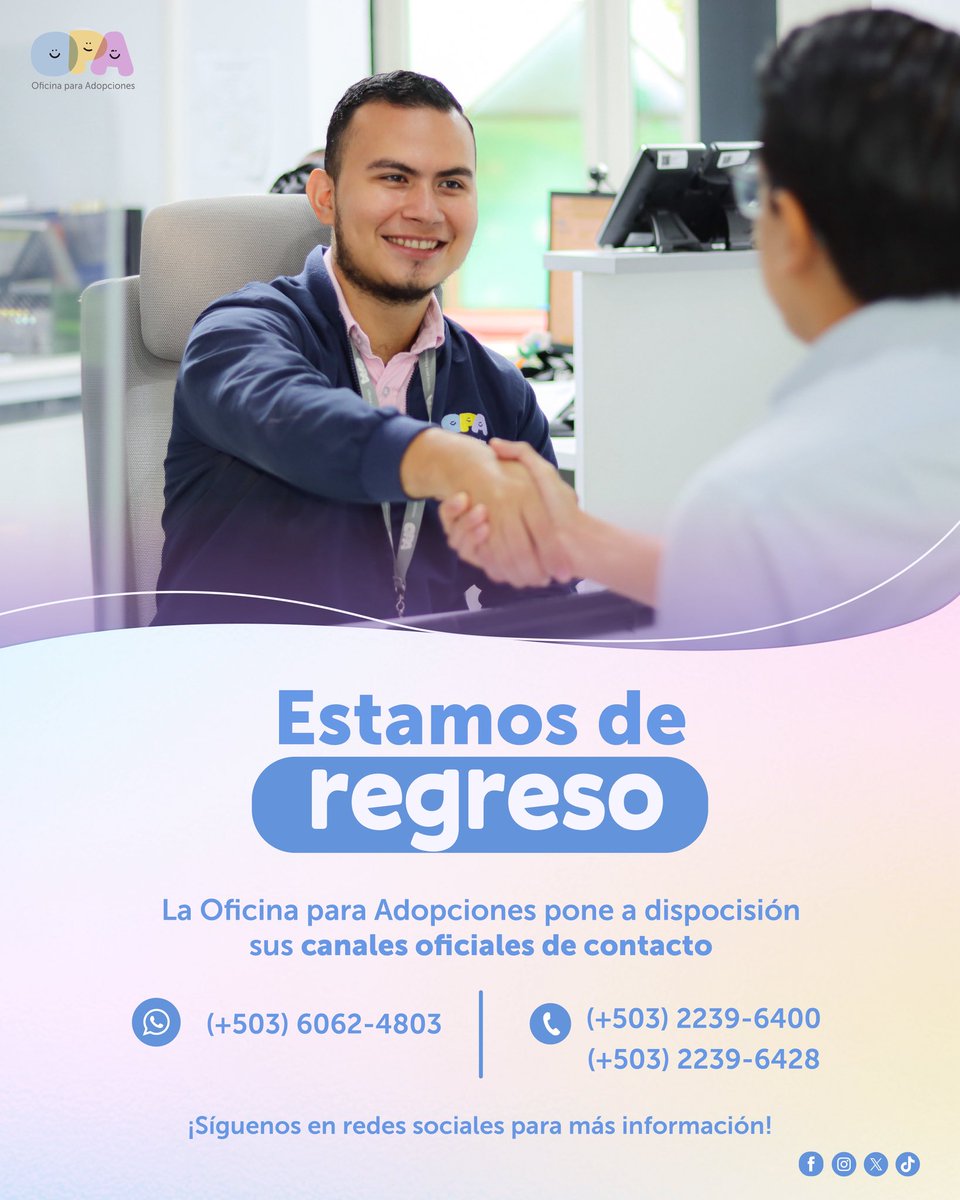 Oficina para Adopciones tweet media