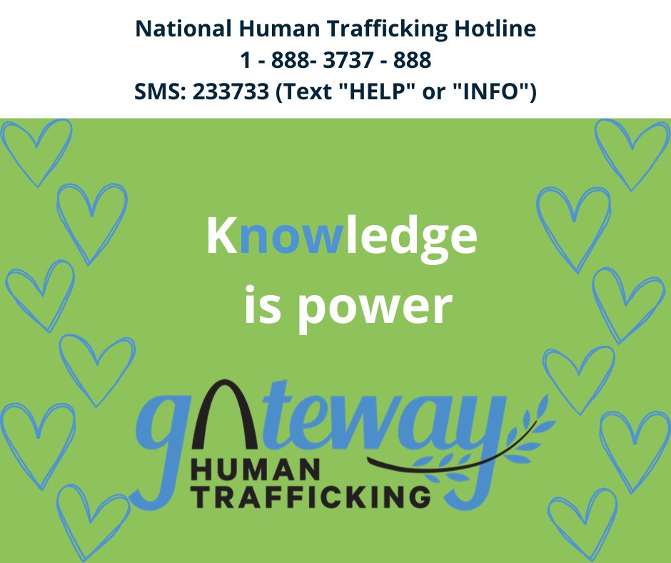 Our training and educational programs hep communities to see and recognize the hidden crime of human trafficking. Our goal is to empower our communities through education. Learn more about us at gahtmo.org/about-us/

#GAHTMO #EducateToPrevent #EndHumanTrafficking