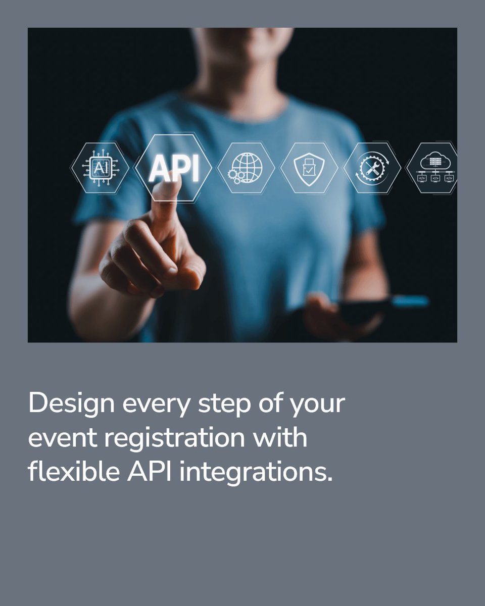 ticketsocket's tweet image. Harness the power of API integrations to create event registration experiences tailored to your needs. With TicketSocket's flexible REST APIs, you control every detail. Your ticketing. Your brand. Your way.