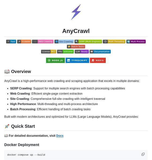 0x0SojalSec's tweet photo. Multi-engine web crawler for fast, large-scale data extraction turns websites into LLM-ready data from Google/Bing/Baidu/etc.

- https://t.co/5rokKoQiky

#infosec #cybersec #Ai https://t.co/jrQuWHBTlZ