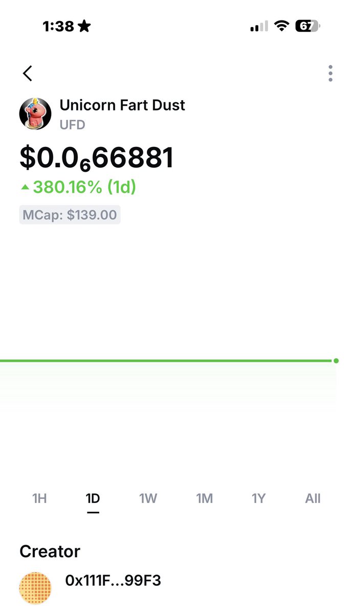 Coinbase <a href="/coinbase/">Coinbase 🛡️</a> needs to do a far better job policing assets on its platform.

Coinbase continues listing fake copy-cat rug-pull tokens while excluding legitimate projects, that is unacceptable!

The REAL Unicorn Fart Dust $UFD lives on <a href="/solana/">Solana</a> with the official contract