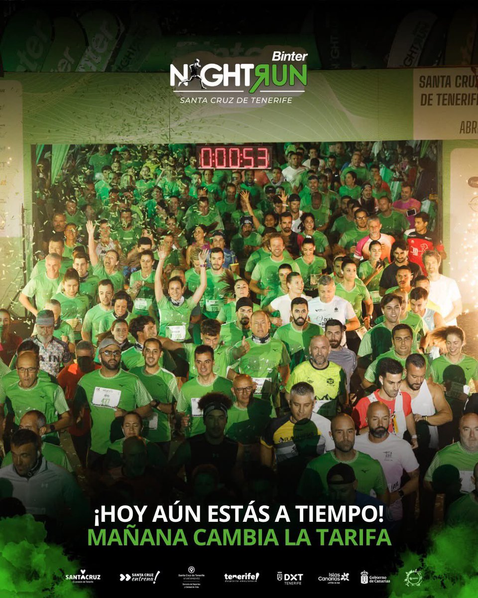 Binter NightRun tweet media