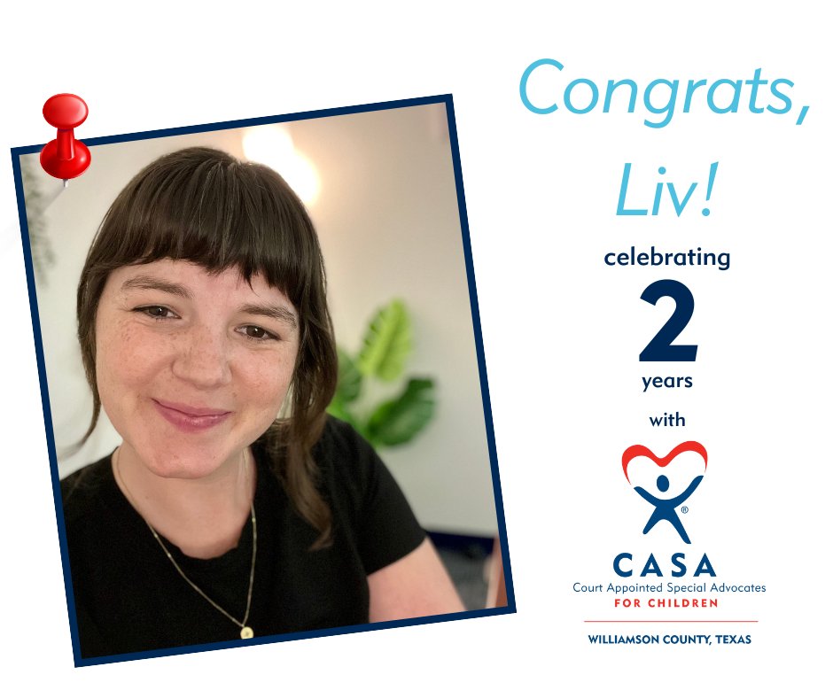 CASAWILCO's tweet photo. Two years flies by so fast! Wishing our Advocate Supervisor, Liv Coleman a very happy 2 year work anniversary. You have been a rock star on the team, and we look forward to celebrating many more milestones together! https://t.co/GJGcQj0Xpw