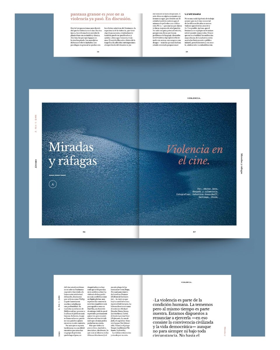 Lee el ensayo «Violencia en el cine» por Héctor Soto en ÁTOMO - N.⁣⁣4. Disponible en revistaatomo.com/es/2020/07/vio…
