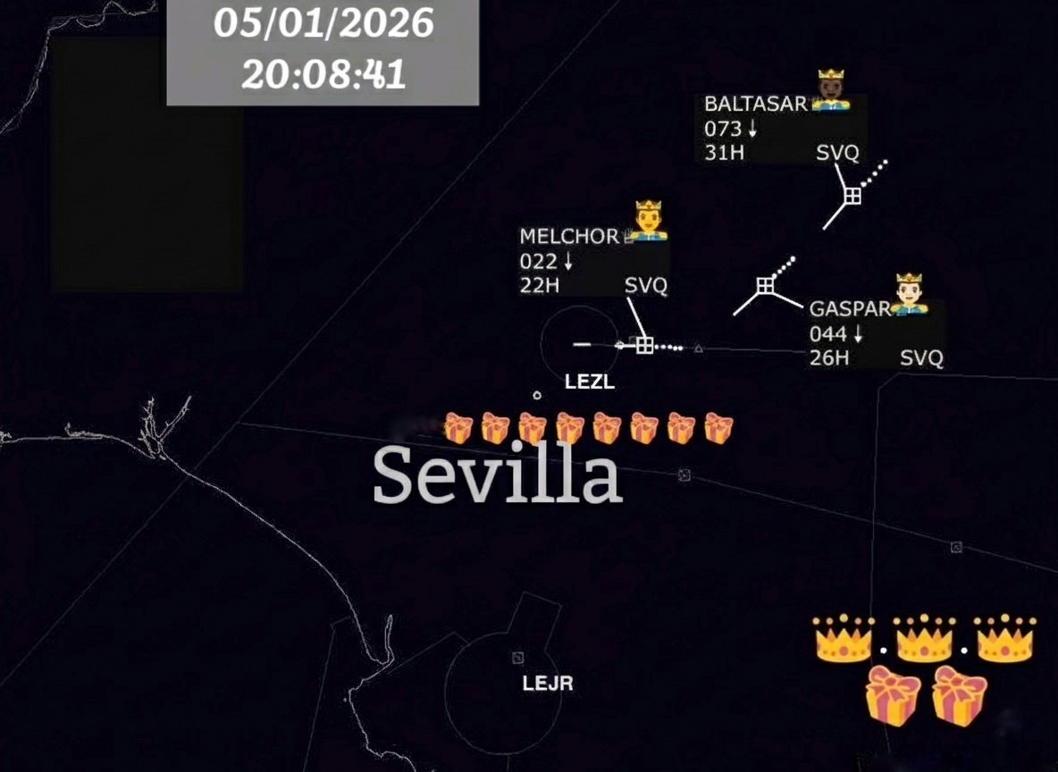 ¡¡¡Que ilusión, que maravilla,  llegan los #ReyesMagos a Sevilla !!! 🎁🎁 🐫🐪🐫 🎁🎁 ¿Habéis sido buenos?
#Extremadura #Andalucía