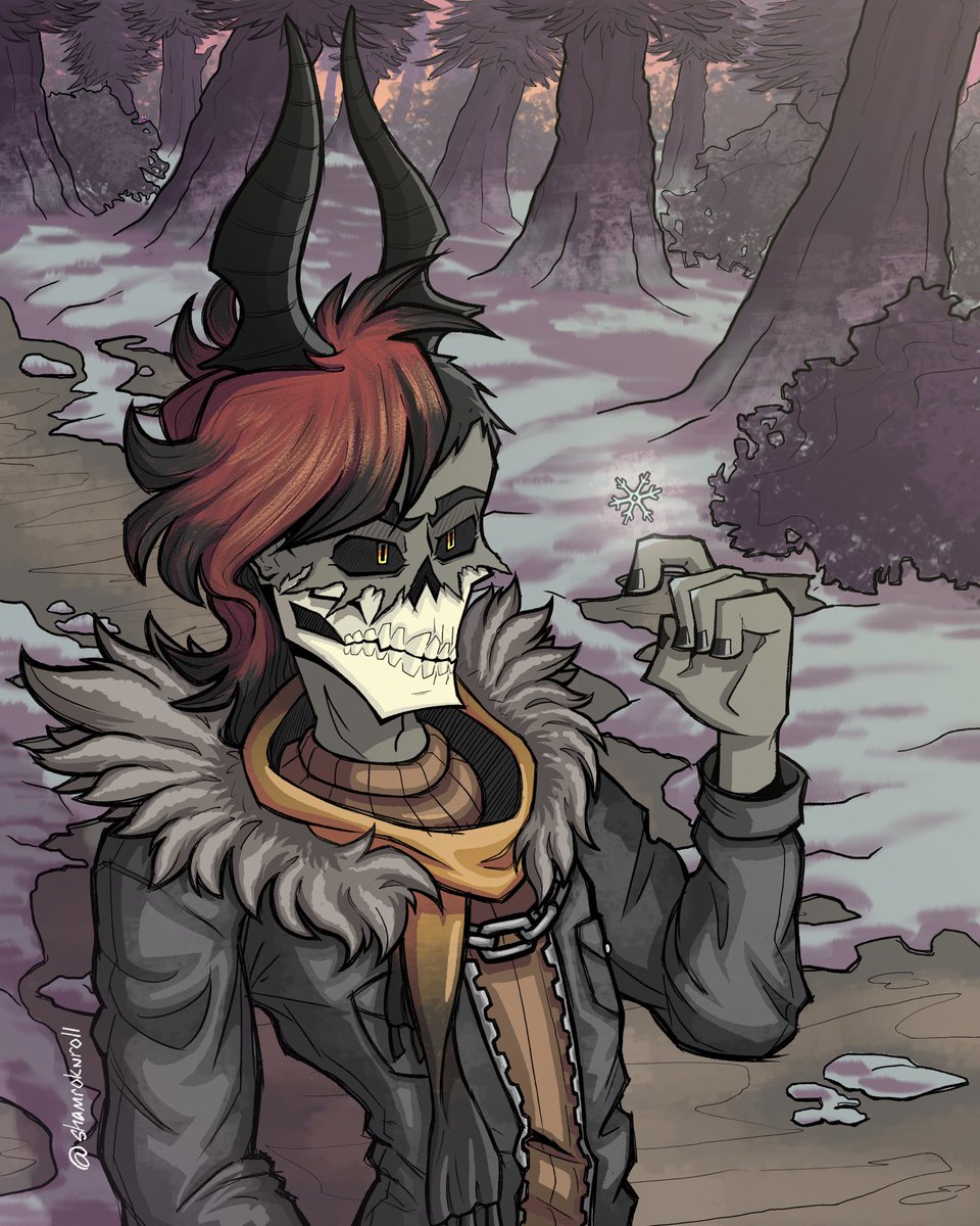 First piece of 2026, wanted to work on BGs a bit

#art #ocart #artshare