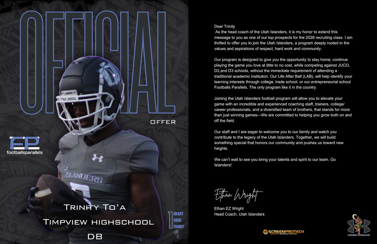 Trinity To’a 2026 FS / CB tweet media