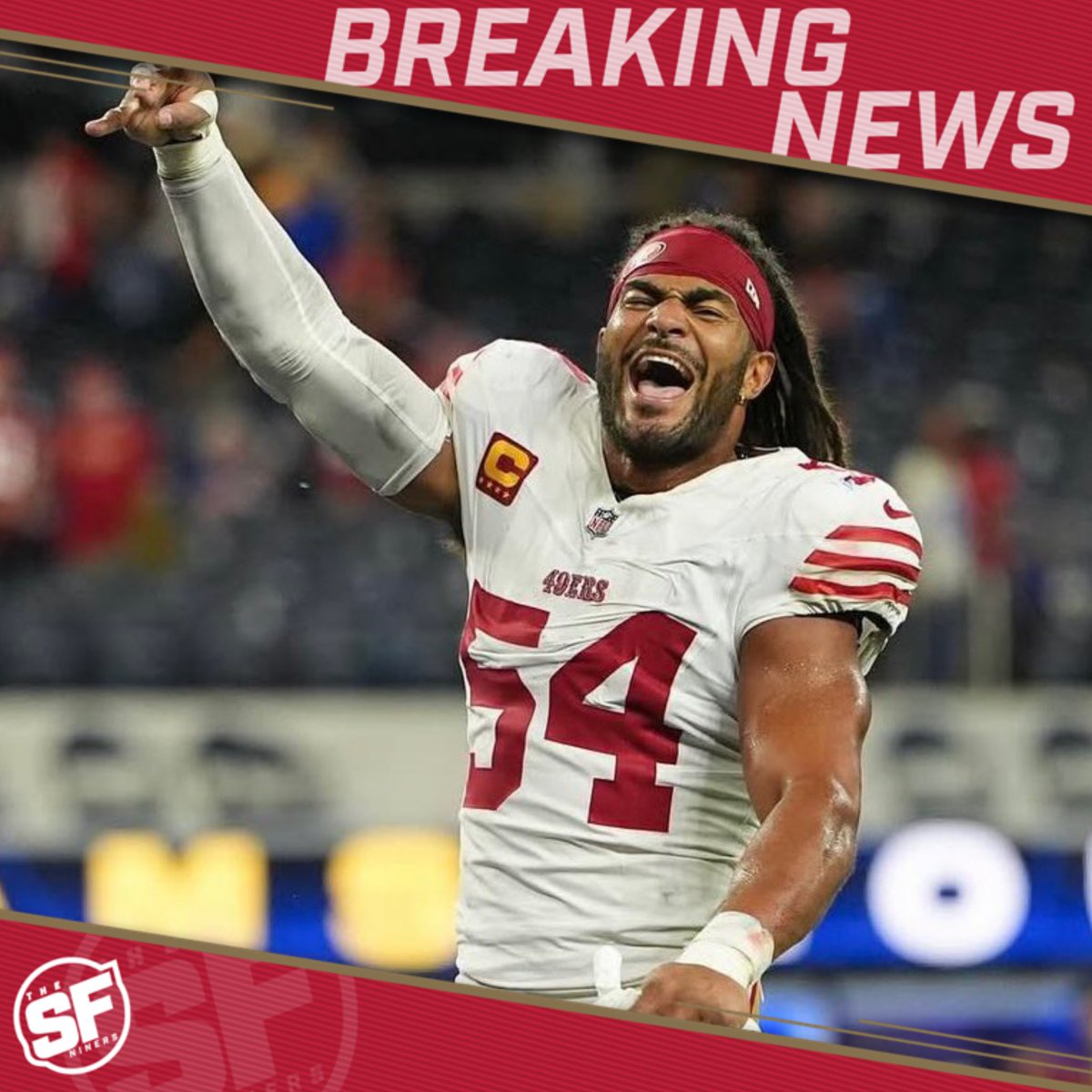 TheSFNiners's tweet image. #49ers Kyle Shanahan says Fred Warner could make a possible return for the NFC Championship game