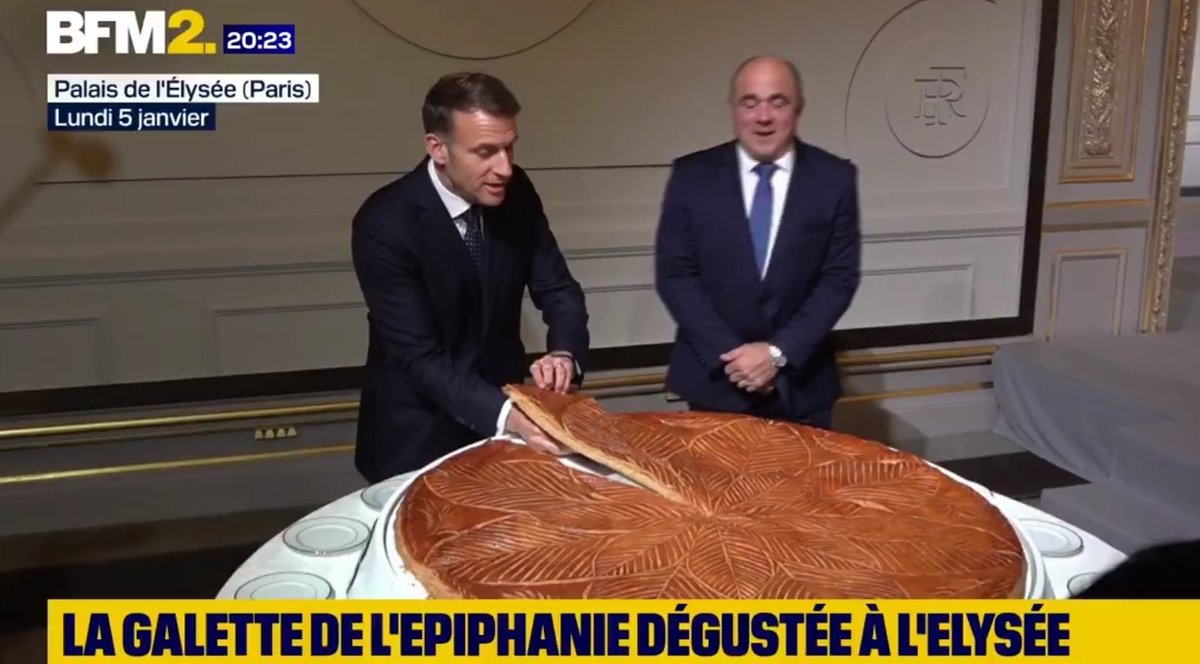 - Ça c’est pour le peuple, et le reste, c’est pour Brigitte et moi