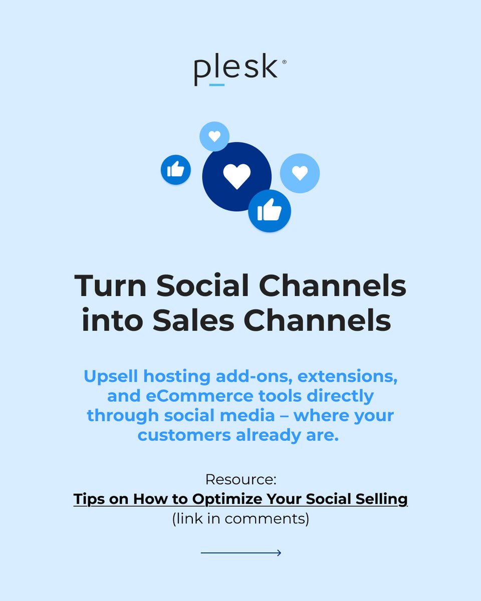 Plesk's tweet image. Swipe through our New Year’s resolution carousel to see how Plesk boosts revenue with smarter KPIs, marketing, upselling &amp;amp; more.  

Explore detailed resources for each topic (b.link/3bec1acz) and start taking action today!