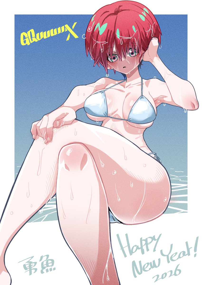 寒いのでマチュに水着を着てもらいました 