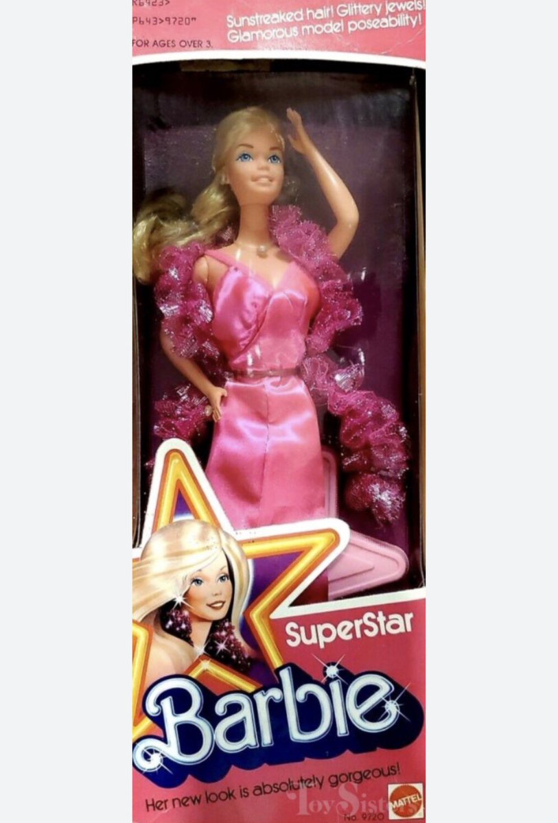 I loved mine so much way back when….
#superstarbarbie
