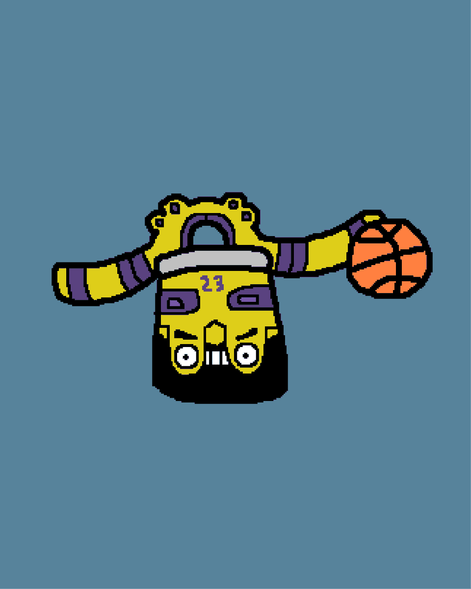 nba_paint's tweet image. LeBronzong James.