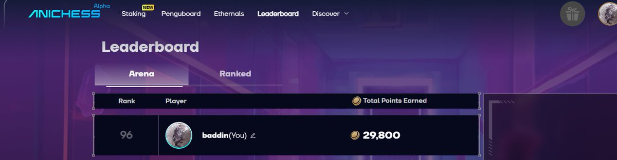 Üninin final haftasına rağmen ilk 100 de tutunmaya çalışıyorum belki %1 şanstan <a href="/AnichessGame/">Anichess</a> Ethernals nft çıkar diye son $CHECK pumplamasından dolayı flooru çok sağlam  yükseldi nft'nin