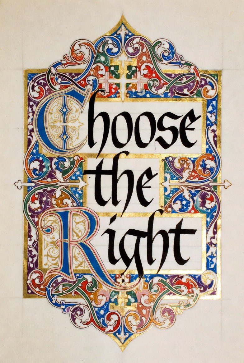 RykerJackson97's tweet image. Choose the Right