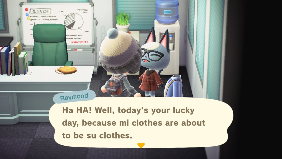 CalmingMadness's tweet image. Raymond is graciously sharing his socks with me 🧦

#AnimalCrossing #ACNH #AnimalCrossingNewHorizons