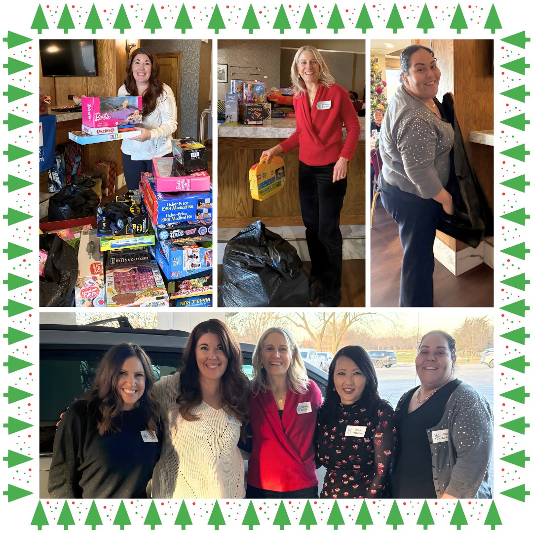 TreasureChst's tweet image. 🎁✨ Massive cheers to the amazing folks from G-W Publisher for their fabulous holiday luncheon collection to benefit the Treasure Chest Foundation! We are so grateful for your support!
#toydrive #childhoodcancer #toysforkids #joy #community #givinghope #nonprofit #support
