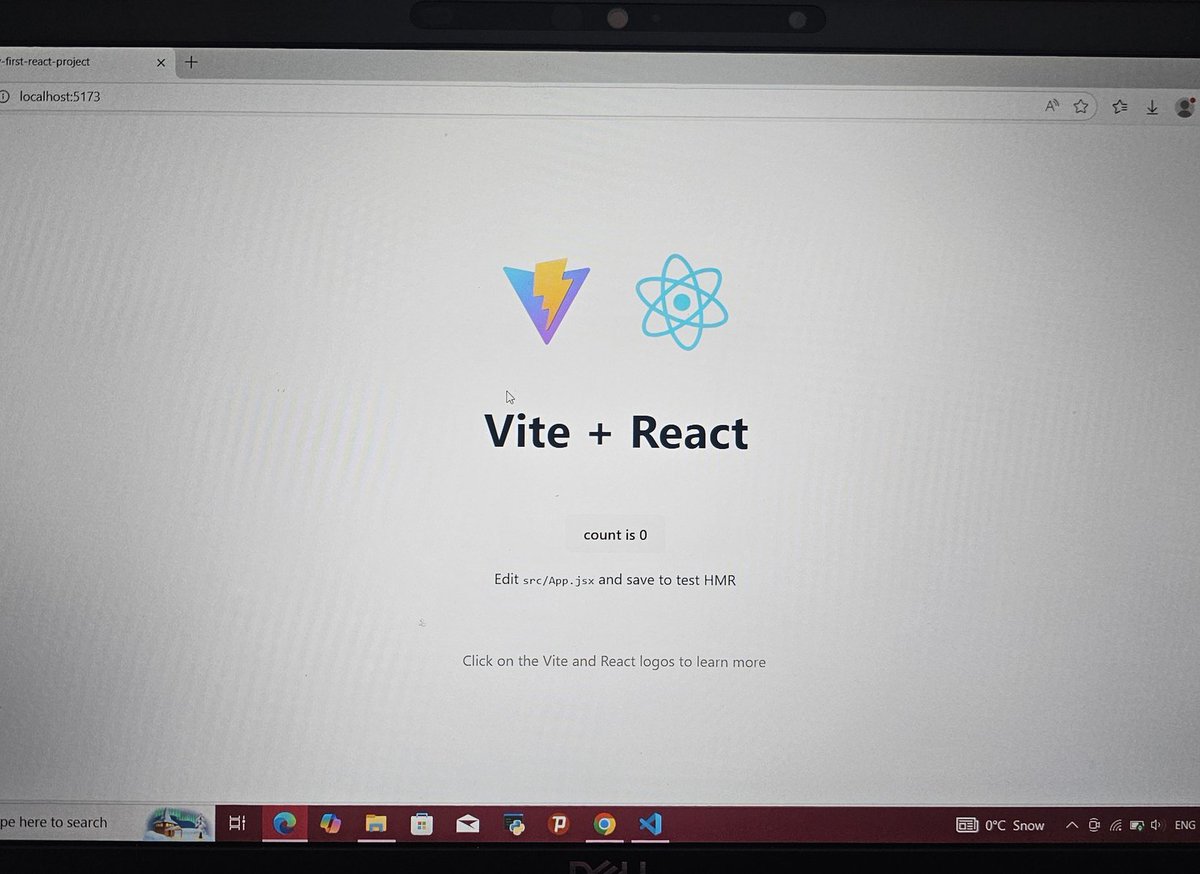 askariamn19's tweet photo. Starting my journey with React...
@CodeToInspire 
@E_Ehrari 
#React https://t.co/VR3PZbUri6