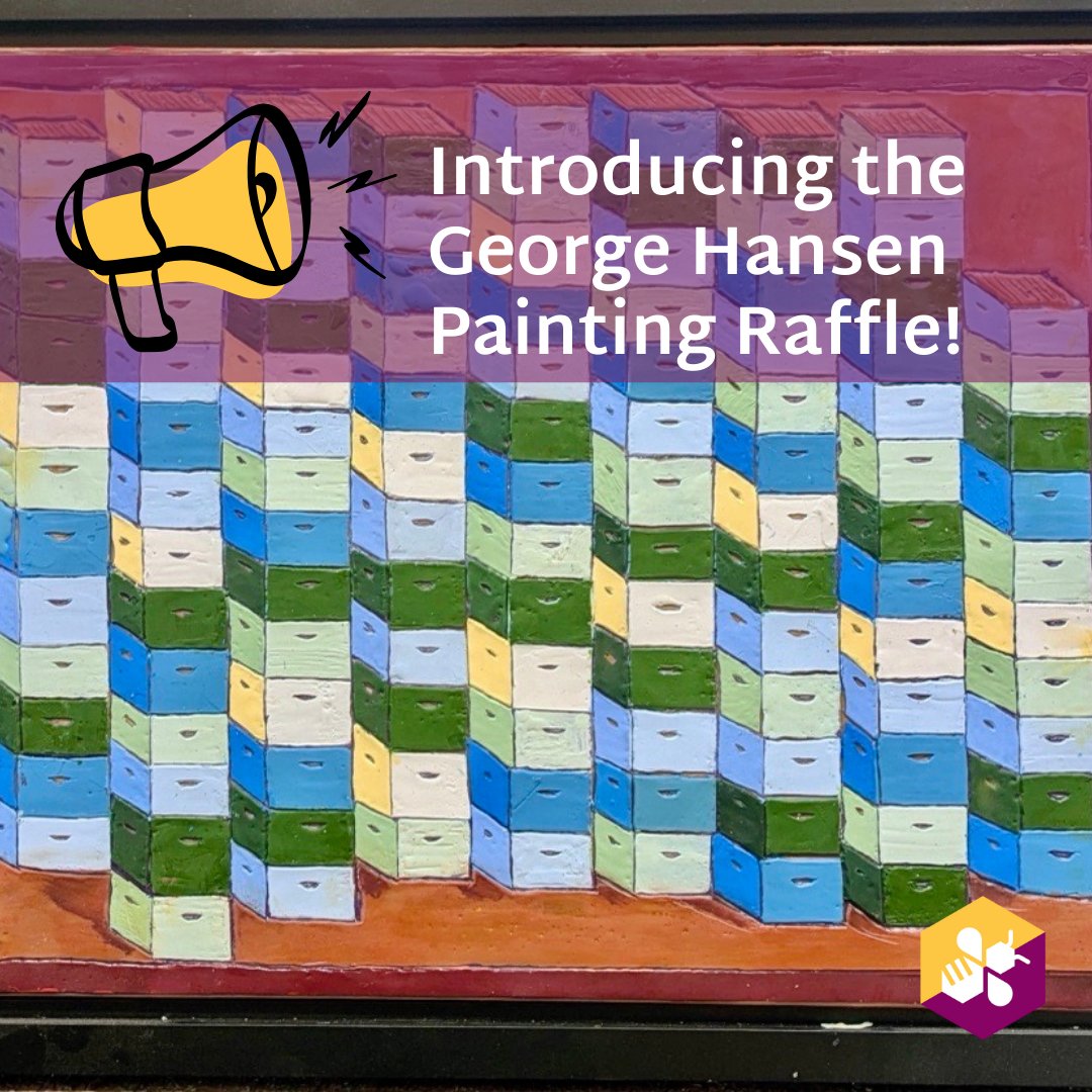 TheBeeHealthCo1's tweet photo. 🐝 Introducing the George Hansen Painting Raffle!
This month we’ve got another great way for you to support bee research with the Bee Health Collective: an online painting raffle. 

Support bee research and enter today.
Enter today, help bees tomorrow.
🔗

https://t.co/fMH9uvkH2C https://t.co/dShahUl3zL