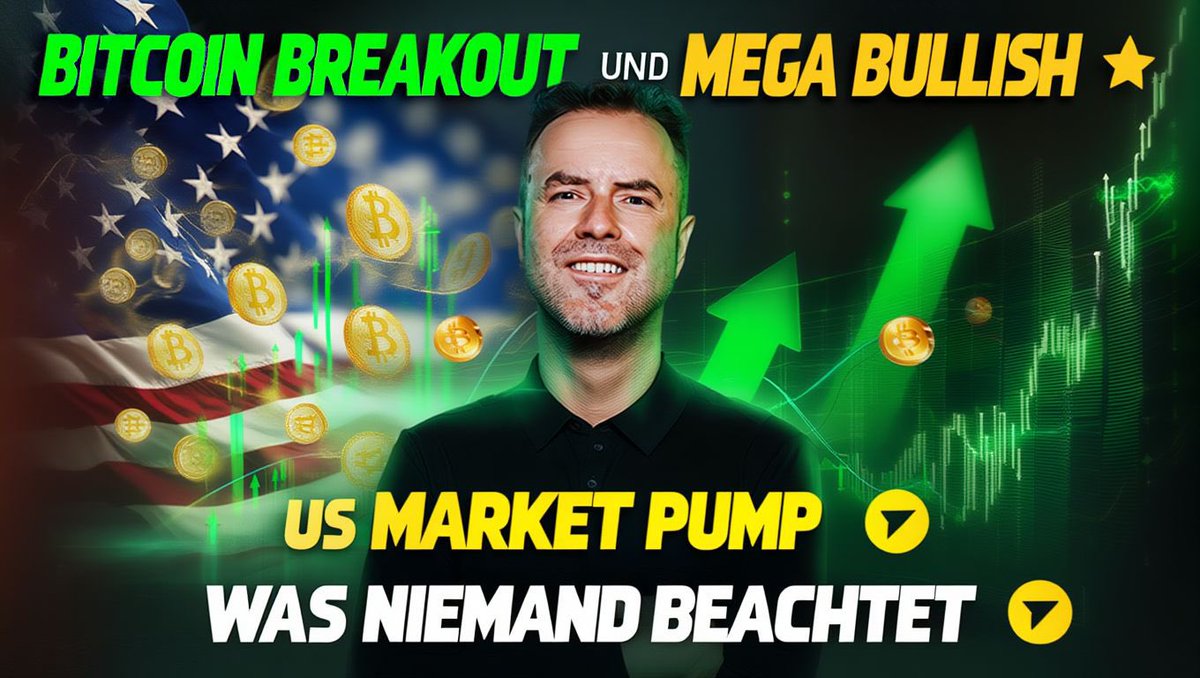 Bitcoin Breakout und MEGA Bullish 🚀US Market Pump 🇺🇸was niemand beachtet🤔

In diesem Montagupdate analysieren wir die aktuelle Lage bei Bitcoin, dem US-Aktienmarkt, Gold &amp; Silber sowie extrem bullische News für den Kryptomarkt. 🚀

📌 Themen im Video:

Bitcoin Kursanalyse &amp;