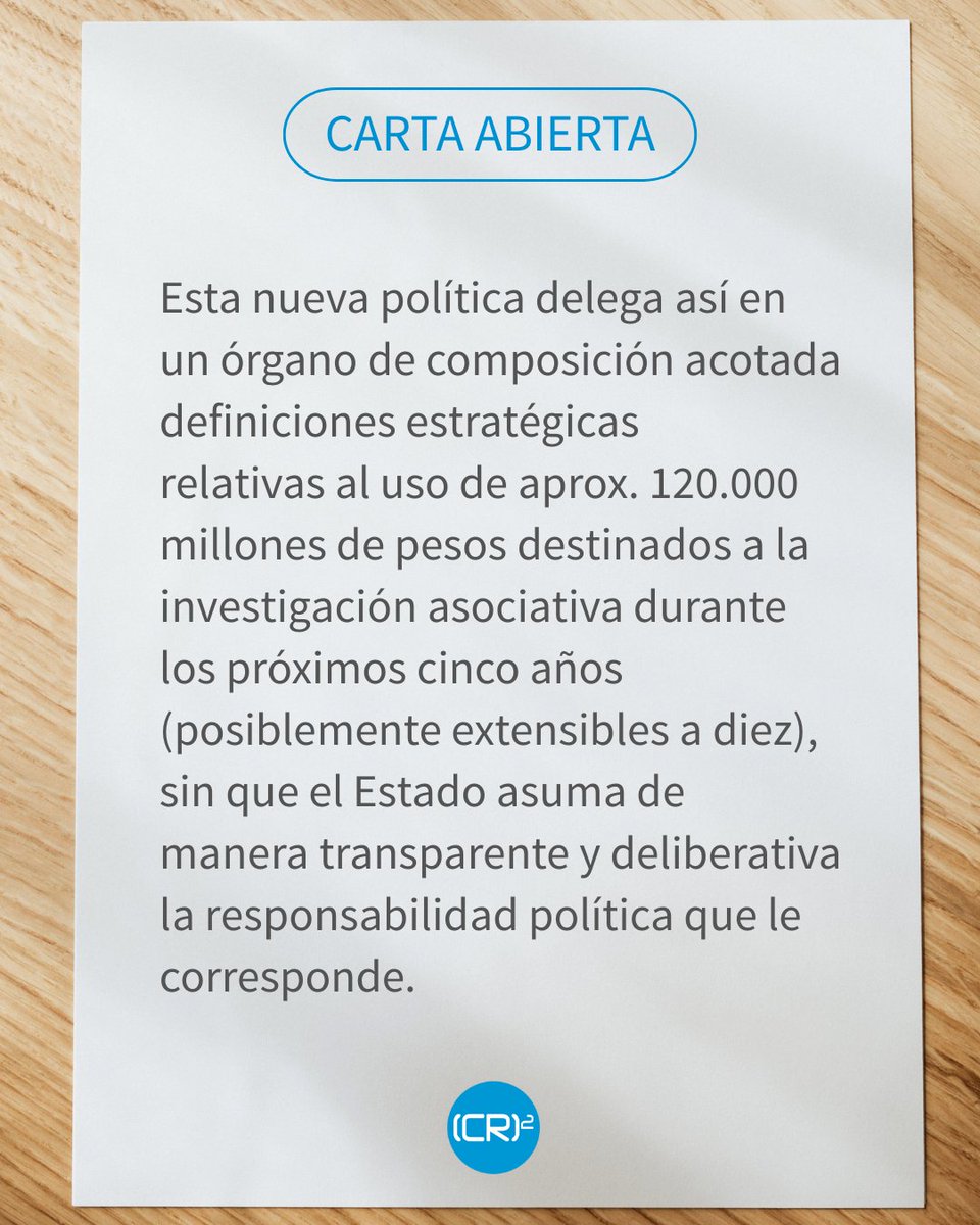 CR2_uchile's tweet photo. 🇨🇱 Carta abierta al presidente de la República de Chile

📬 Lee la carta completa en https://t.co/fIPYk2GbjQ https://t.co/qZNRSYLdMl