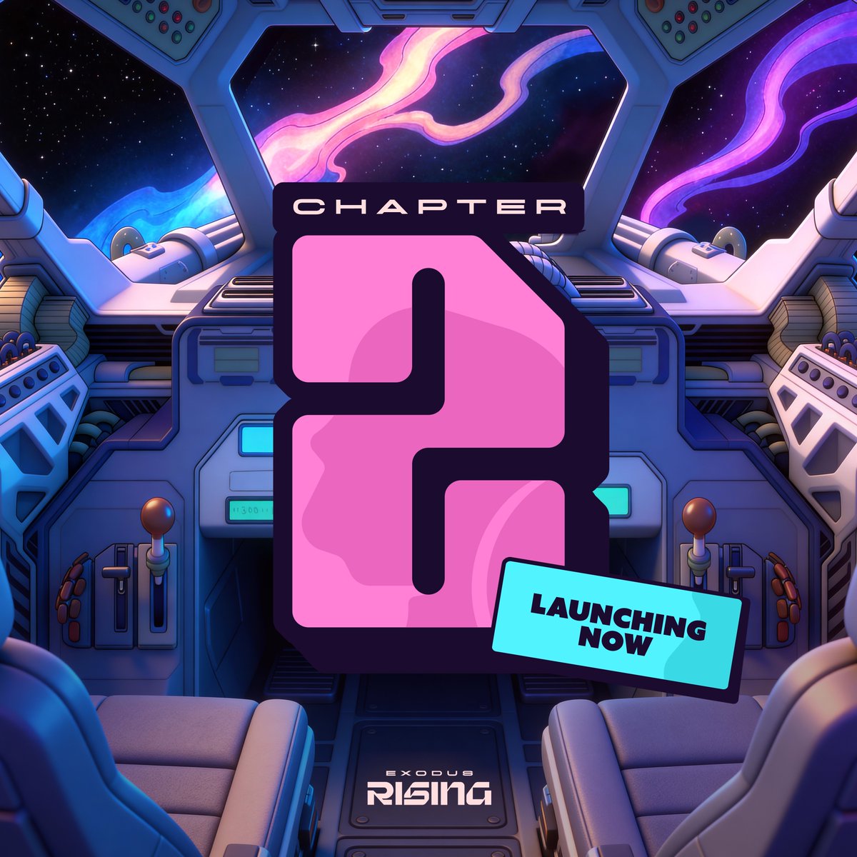 apecoin's tweet image. Exodus Rising Chapter II is live.

You’ve been assigned a role and directions to navigate space together with your crew in search of a cure.

You have 10 daily attempts with the control panel till 1/9.

All incomplete crews were auto-filled. Get going:
exodusrising.apechain.com