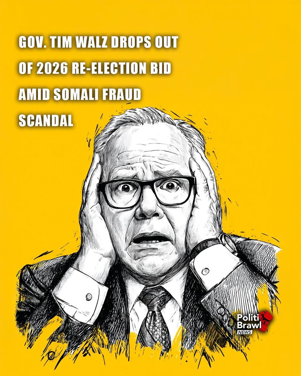 Walz waltzes out of the scandal limelight.

Minnesota Gov. Tim Walz abruptly dropped his bid for a third term Monday amid a growing fraud scandal where allegedly billions of taxpayer dollars were swindled on his watch, stating “Every minute I spend defending my own political