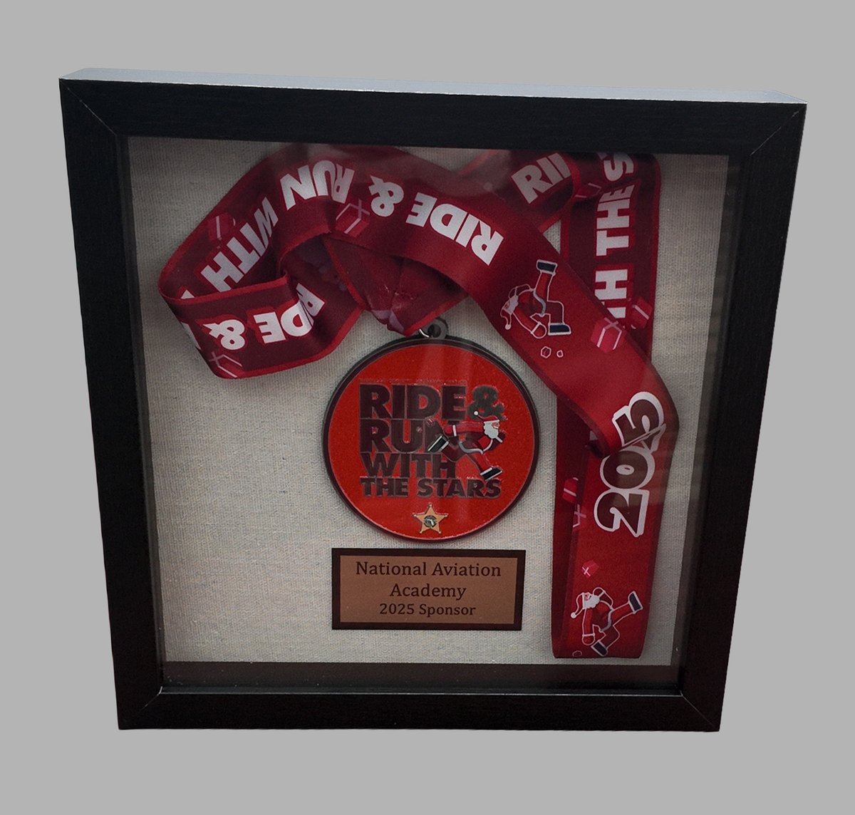 A huge thank you to the Pinellas County Sheriff’s Office for this incredible framed recognition! We were honored to be a part of the 32nd annual Ride &amp; Run With The Stars!