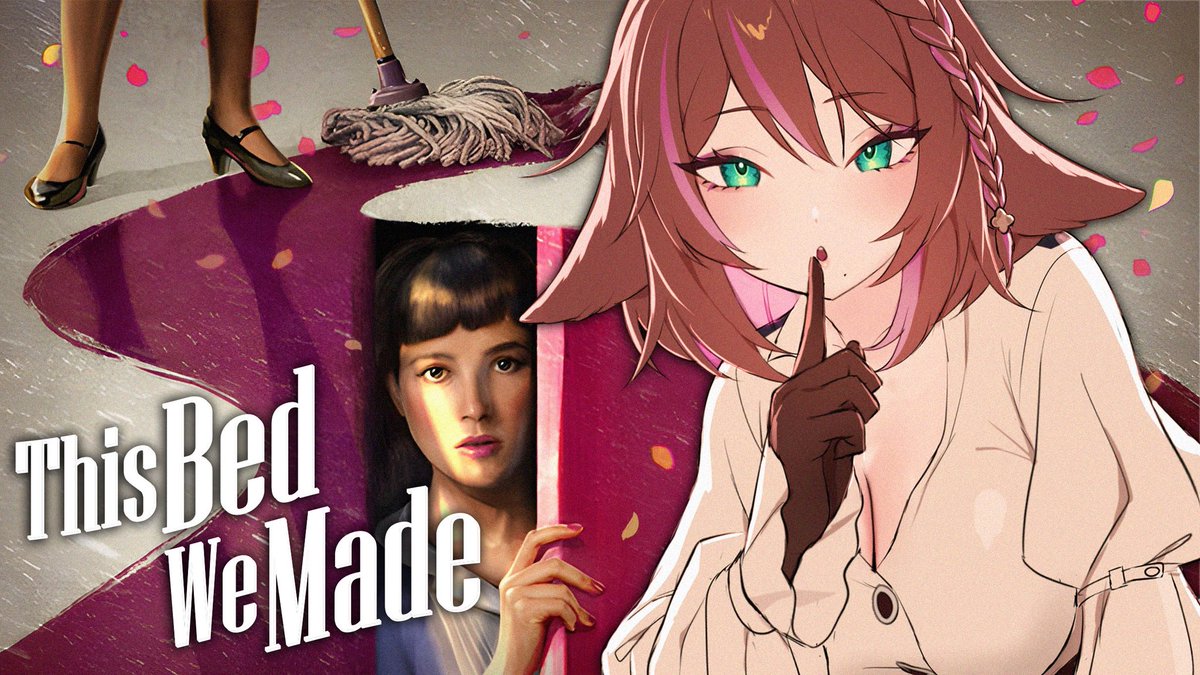 ☝️(*˘ᗜ˘*) today I will become a maid!!
I’ll snoop in people’s rooms and find clues to unravel a crime! 

⏰ 1pm PST / 4pm EST ➡️ twitch.tv/sugiaoki
This bed we made… this bed we… maid…