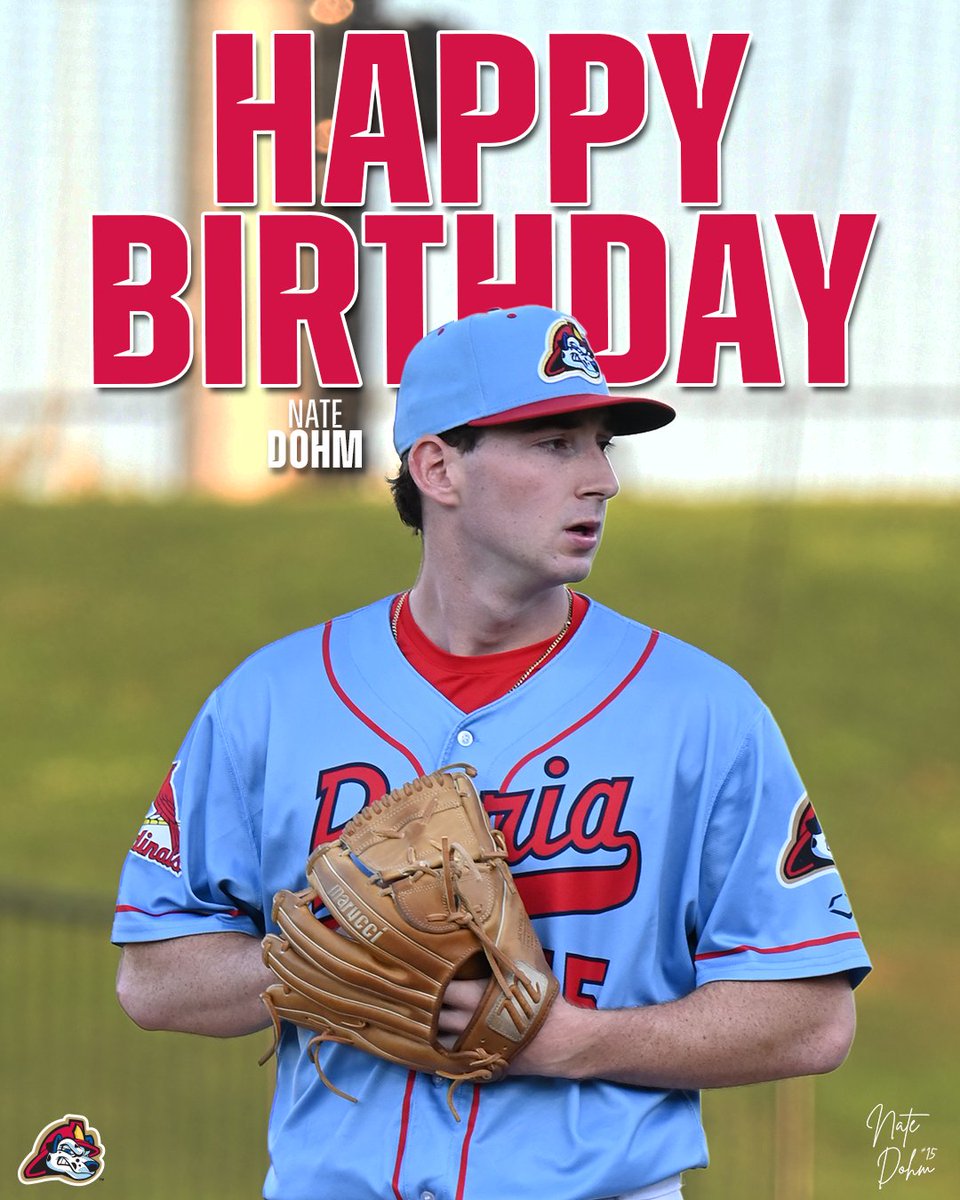 peoriachiefs's tweet photo. Happy Birthday to RHP Nate Dohm! 🎈

#peoriachiefs https://t.co/1ojTP0o7U0