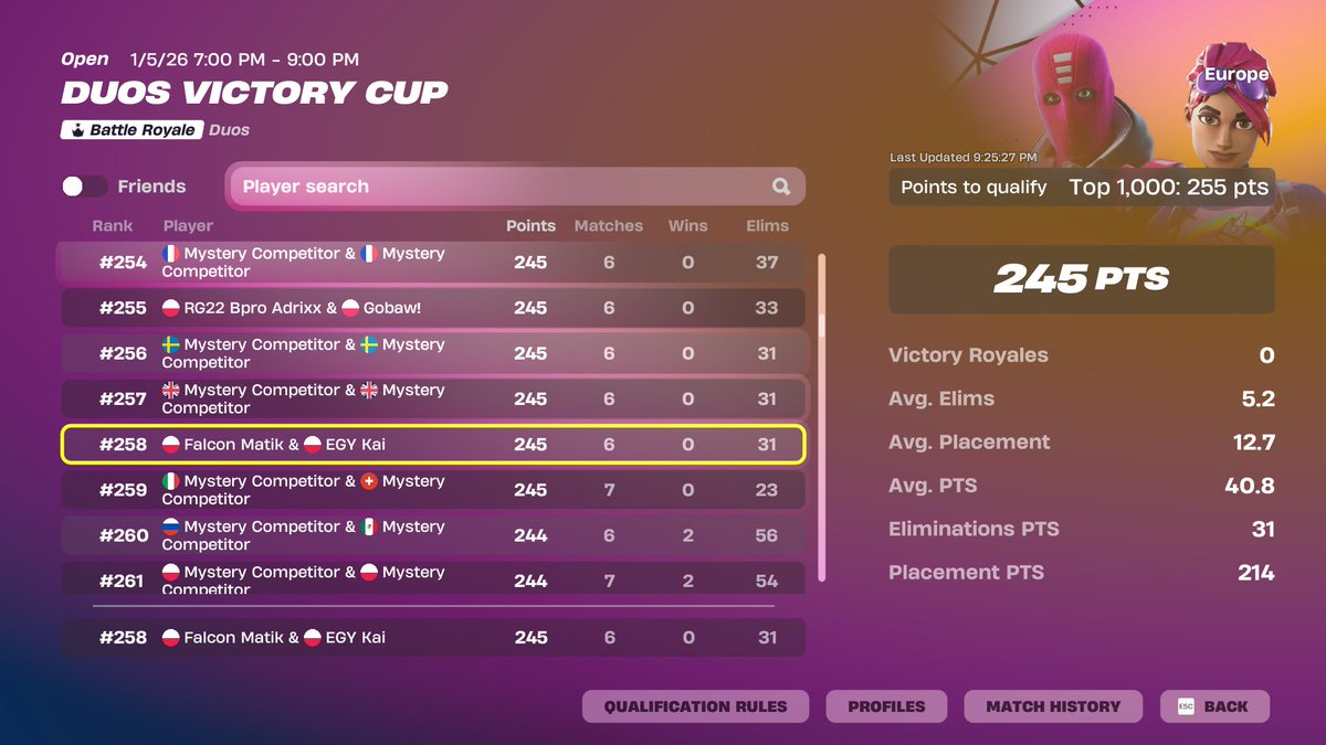 qualed <a href="/Matikxs/">Matik</a> 
<a href="/EGYEsports/">EGY Esports</a>