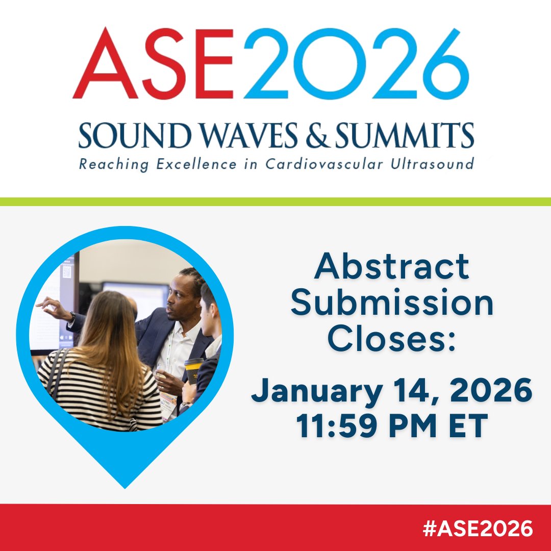 American Society of Echocardiography tweet media