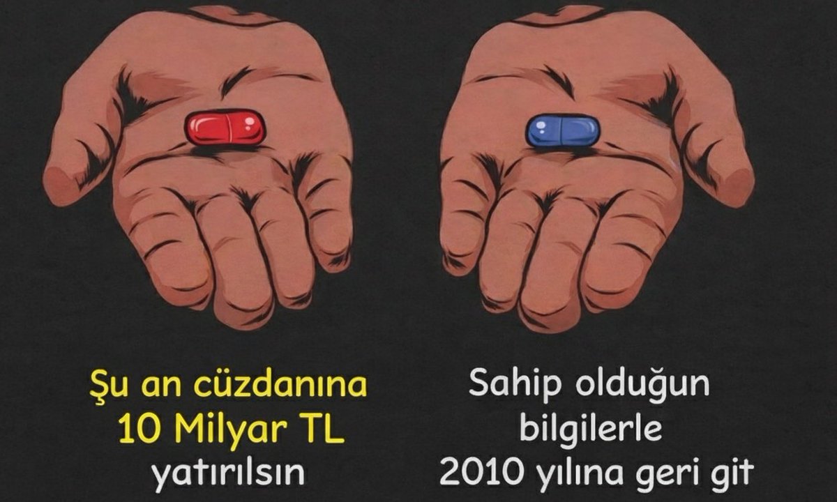Şöyle bir furya başlamış. Bende katılmak istedim.

Siz olsanız hangisini seçerdiniz?
Kırmızı hap mı?
Mavi hap mı?