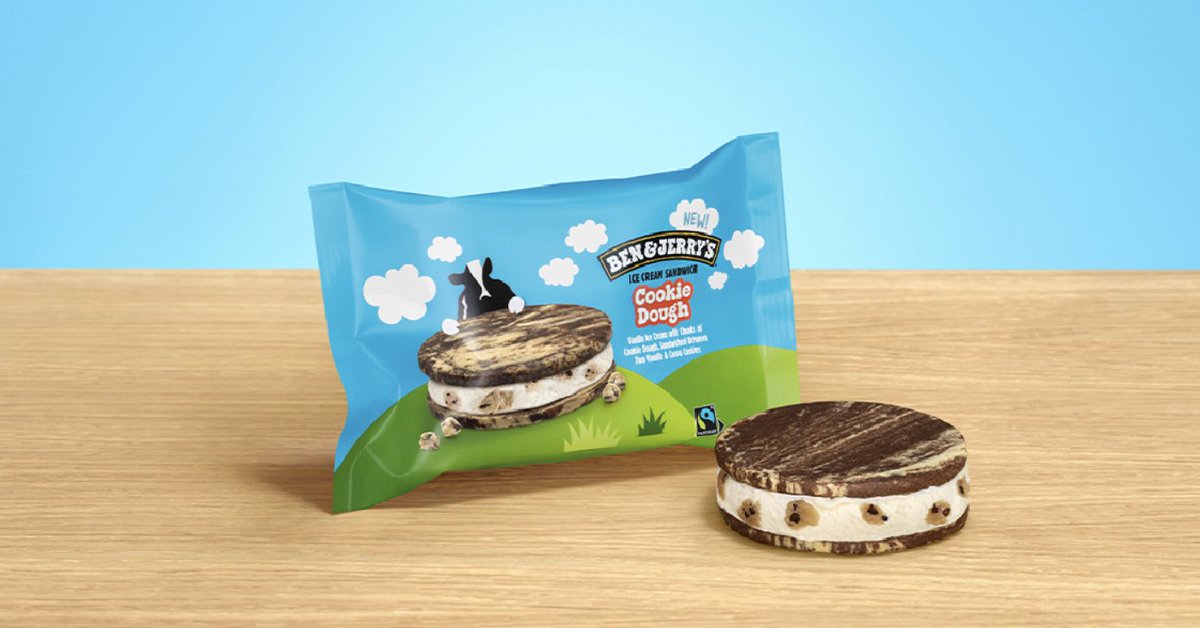 BetterRetailing's tweet image. Ben &amp;amp; Jerry’s launches Cookie Dough Ice Cream Sandwich
bit.ly/4sshSoz