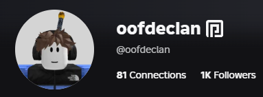 📢 a BIG CONGRATULATIONS 🎈 to Declan on being promoted from a Junior Moderator for PBM to a full fledge Moderator! That new badge is going to look good on your card! 🃏#Roblox