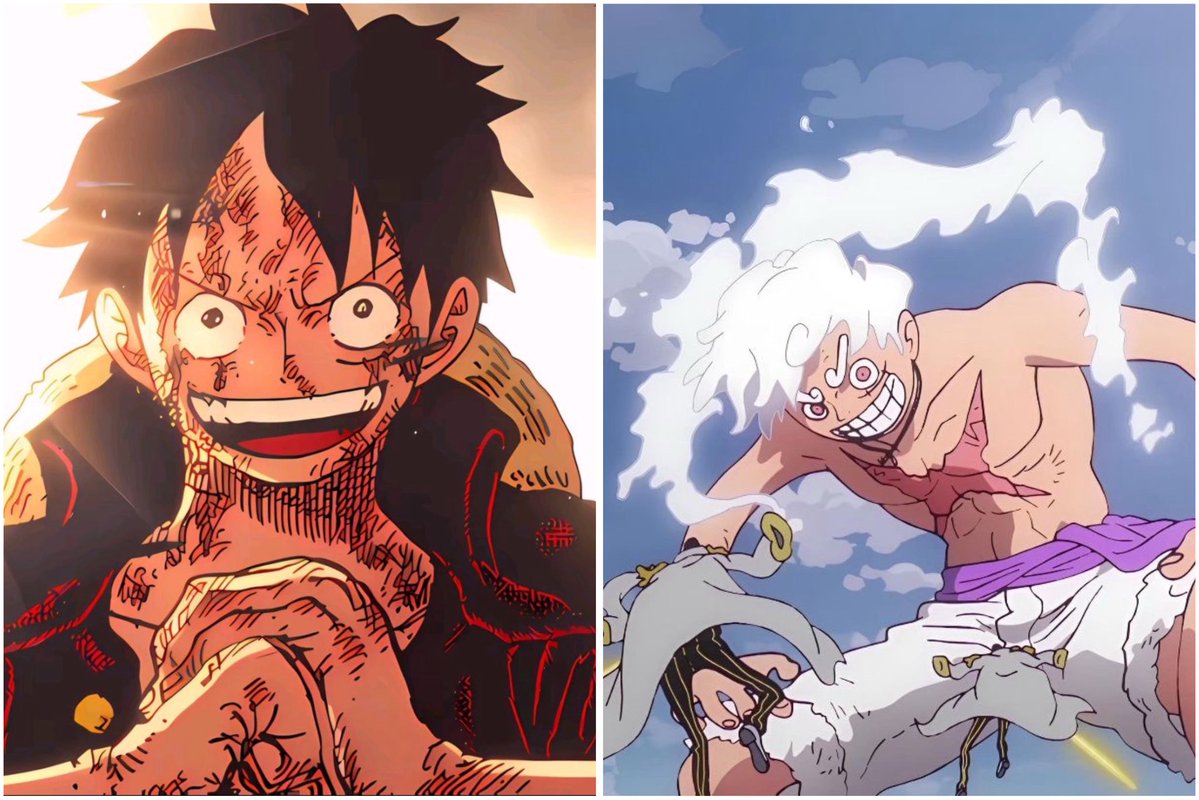 zkimdracula's tweet image. maturing is realising gear 5 is the worst thing that’s ever happened to luffy’s character