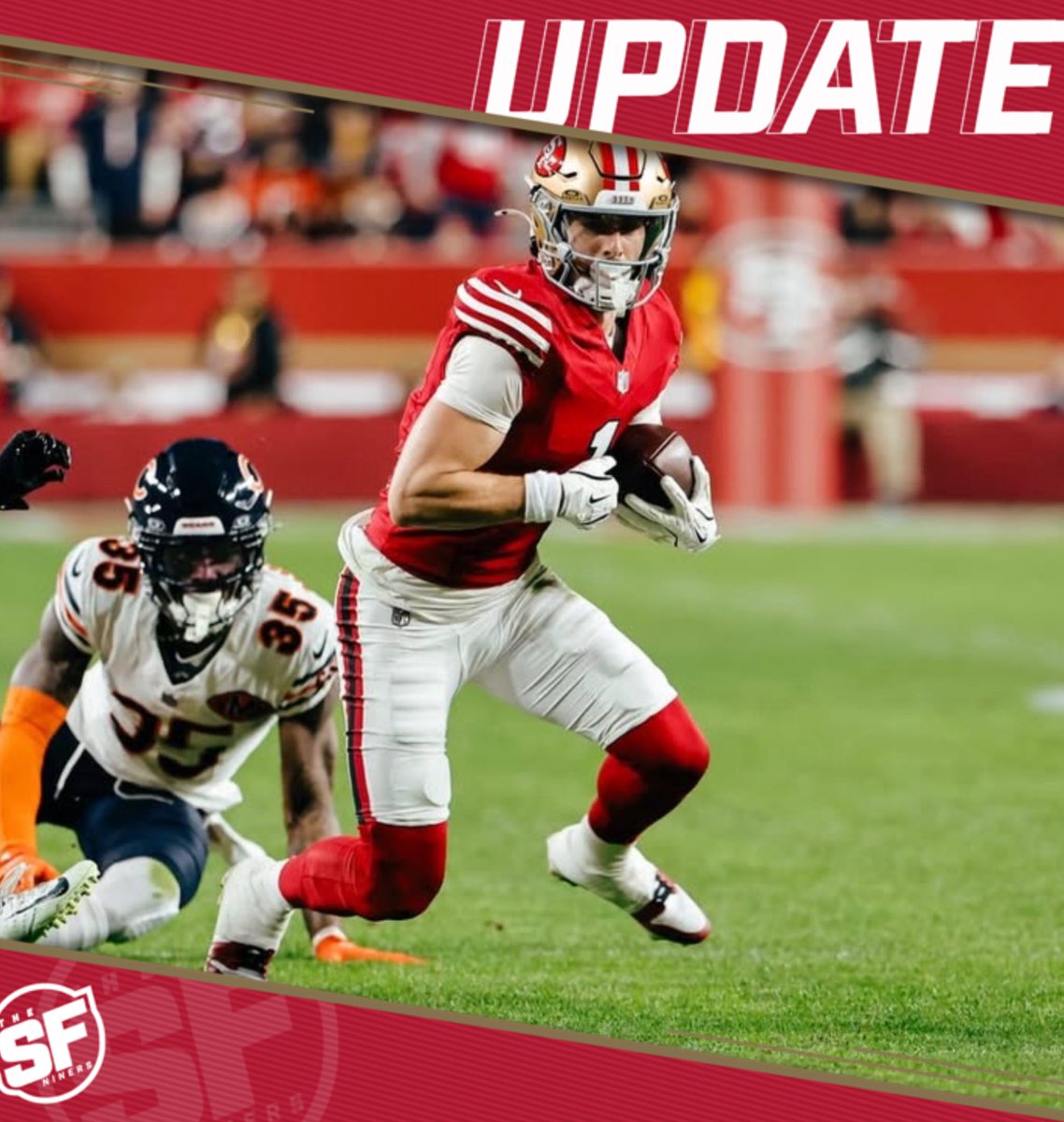 TheSFNiners's tweet image. #49ers Ricky Pearsall re-aggravated his PCL injury, according to Kyle Shanahan