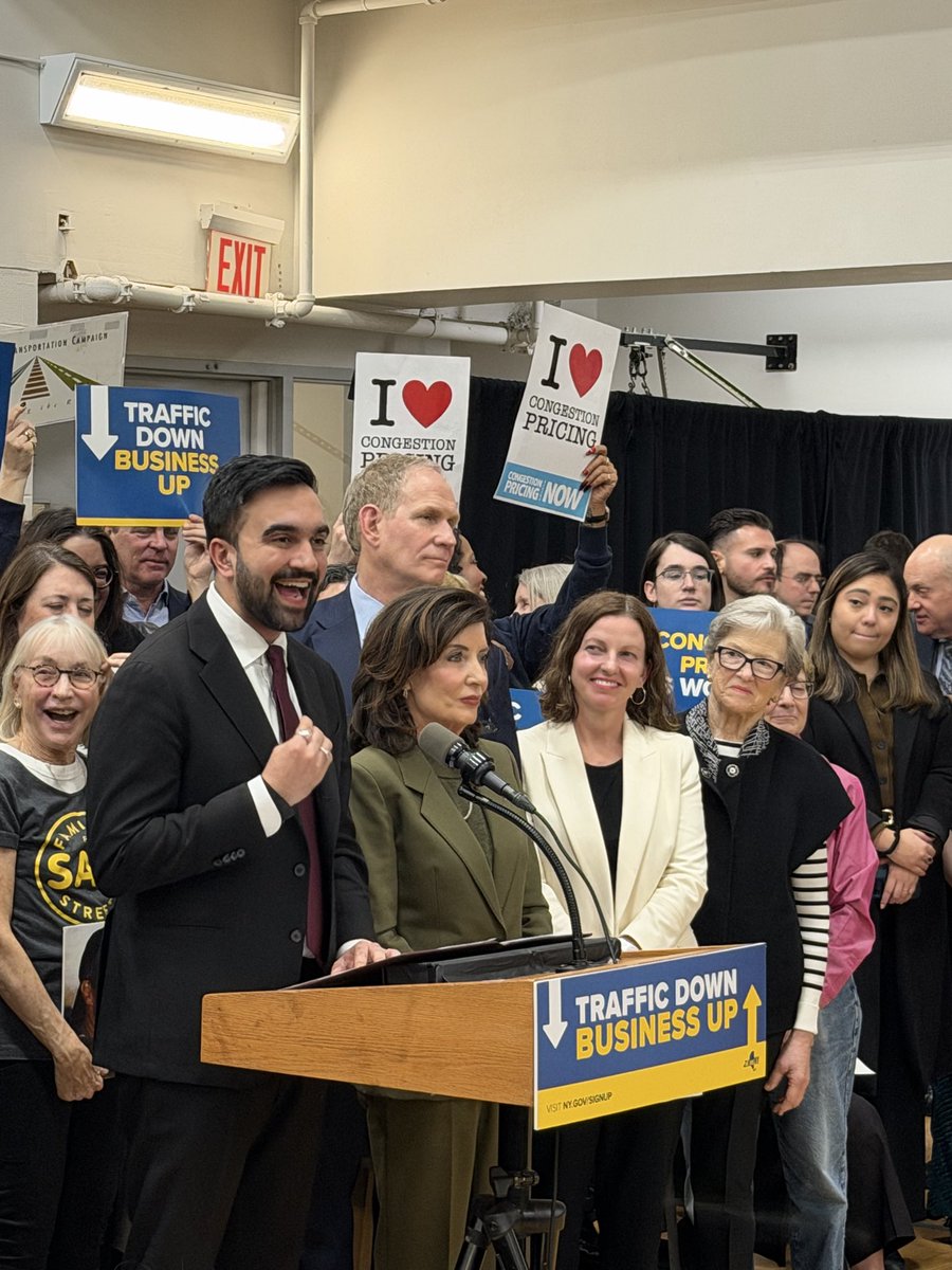 Traffic is down.
Foot traffic is up.
Pollution is down. 
Office rental vacancies are down.

Sounds like market based congestion pricing worked?