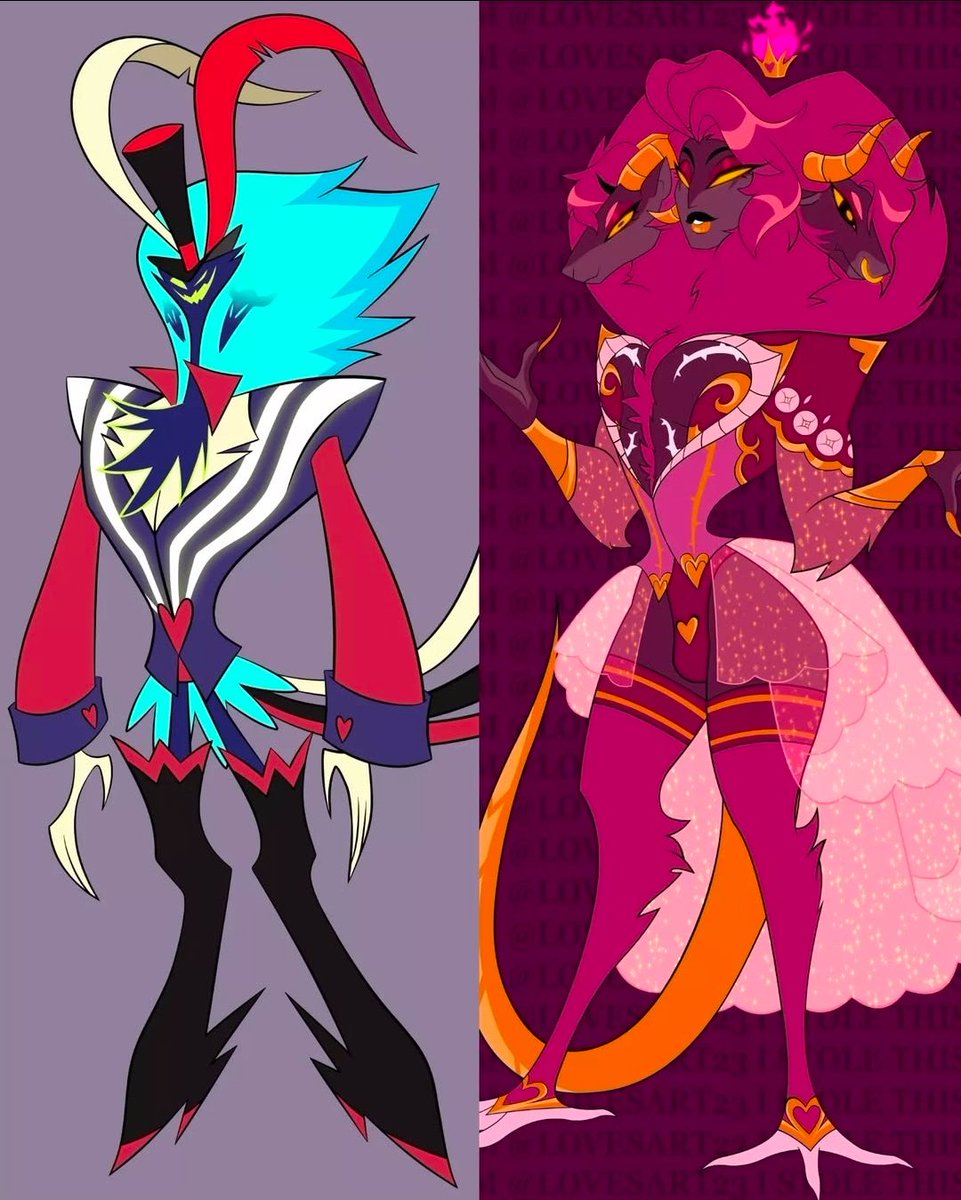 13_aimlegend's tweet photo. This is an amazing Asmodeus design! The chimera theme, the sex appeal, the colors!

Credit to Lovesart23 on Instagram.
https://t.co/NVSAwUANv5

#HelluvaBossFanart #Hellaverse https://t.co/Hs5YMqxb7S