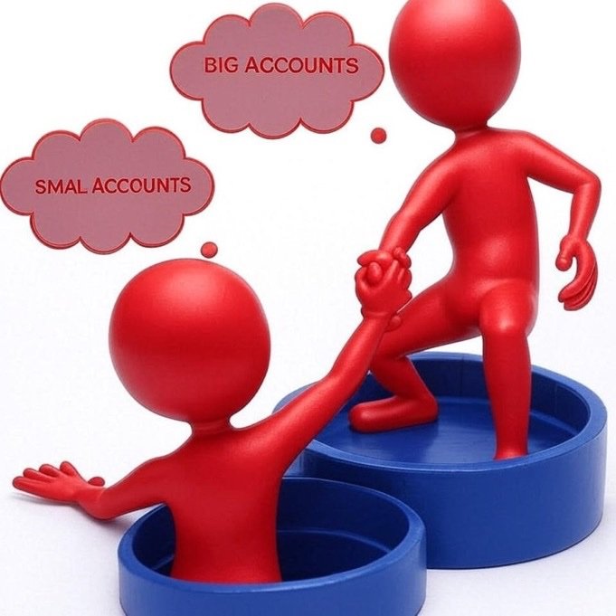 Small / Big Accounts?
No Prob, let's follow you 🔄🤝