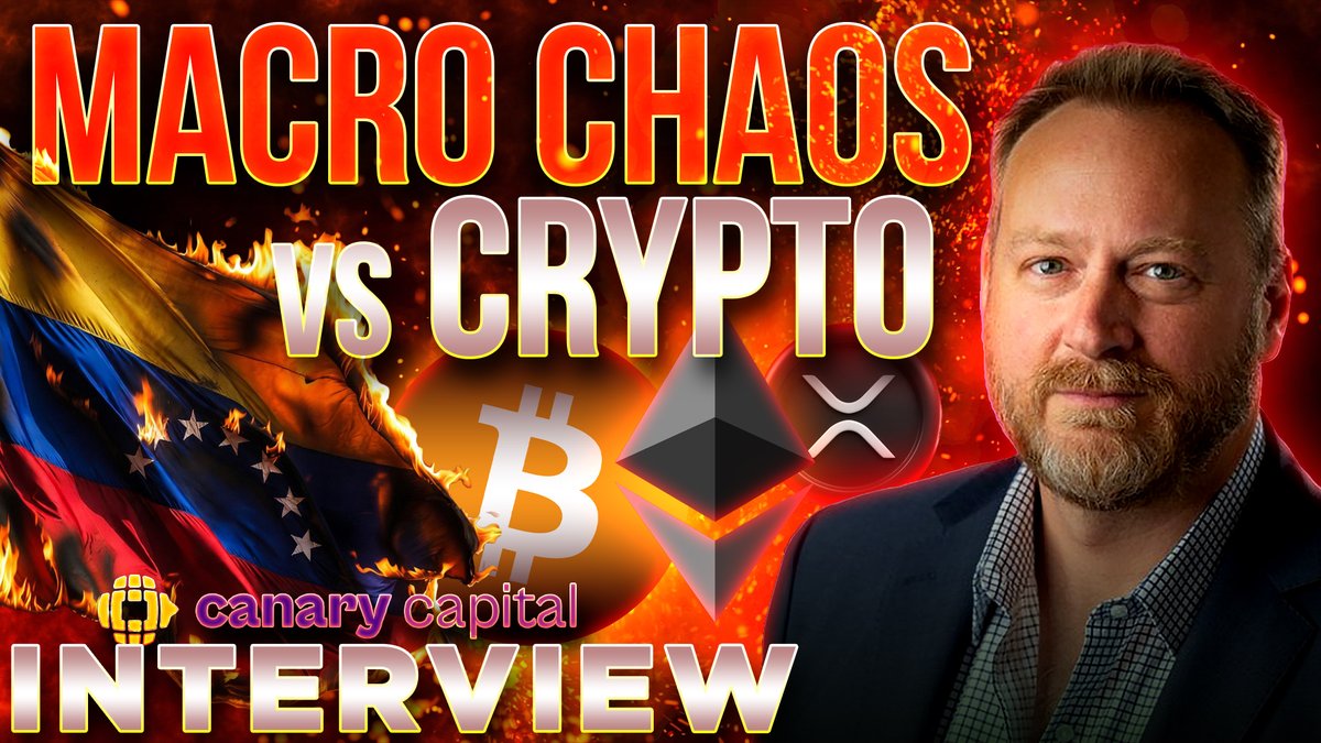🇻🇪CHAOS vs Crypto🔥🔥👀w/@stevenmcclurg @CanaryFunds 📊 WATCH  NOW👉https://t.co/GW47DuZhKP $BTC $ETH $SOL $XRP $SUI $BMNR