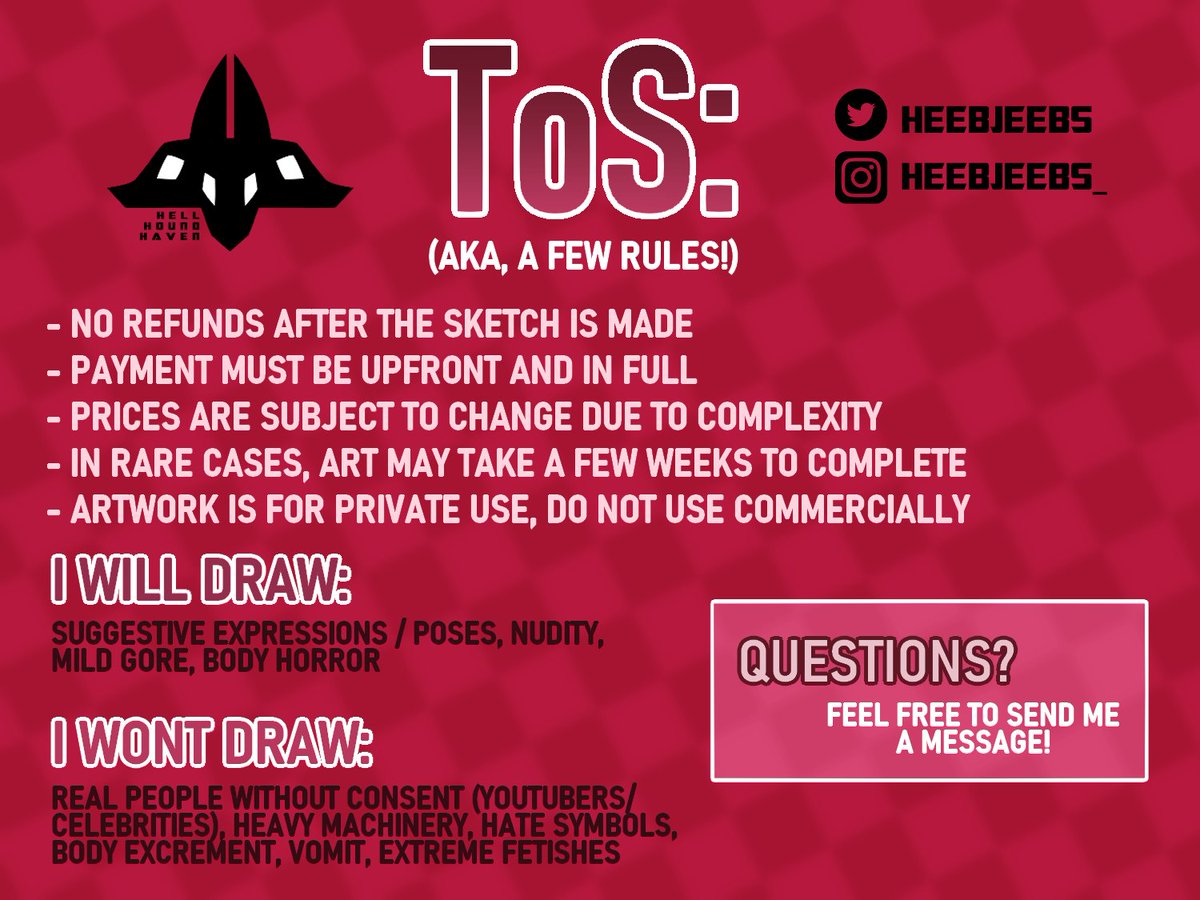 ✨open commissions! - taking as many as im comfortable with, queue-based :]

dm me with questions or if you're interested!
-

*reposted for better/updated images*
#hazbinhoteloc #helluvabossoc #helluvabossfanart #hazbinhotelfanart