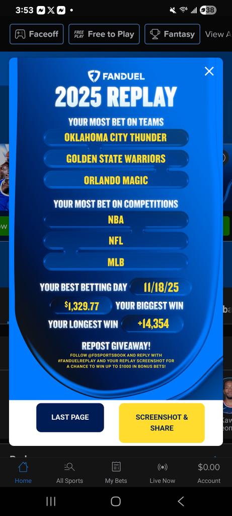 wrkflow87's tweet photo. @FDSportsbook #FanDuelReplay https://t.co/j1FddqKn1c